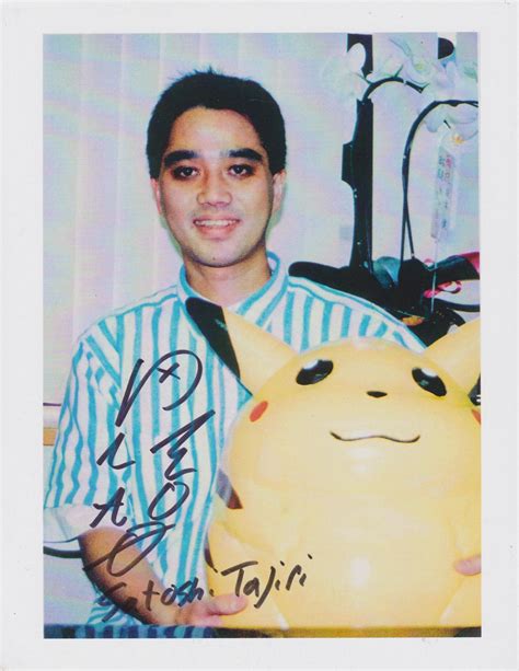 satoshi tajiri autograph|Satoshi Tajiri .